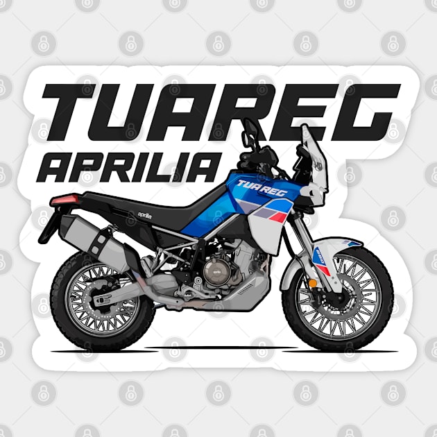 Aprilia Tuareg 660 Sticker by Tomislav Lozić